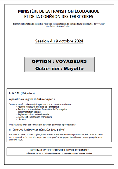 SUJET VOYAGEURS OUTRE-MER 2024 CAPAPLUS