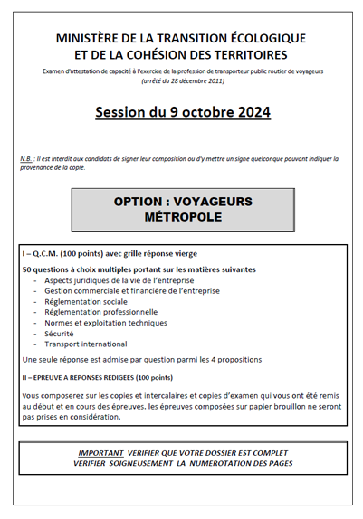 SUJET VOYAGEURS NATIONAL 2024 CAPAPLUS